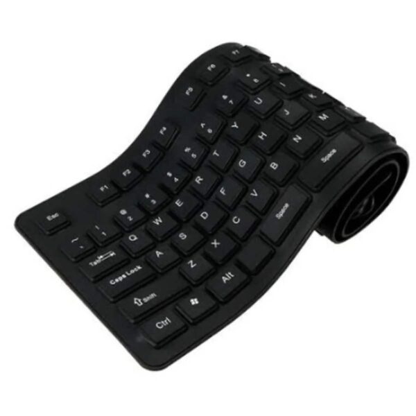 Teclado Flexible Usb Silicón Para Pc Laptop - Image 2