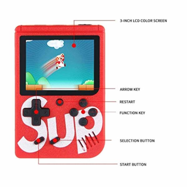 Consola de juegos clásica retro SUP Nintendo 400 Juegos - Image 2