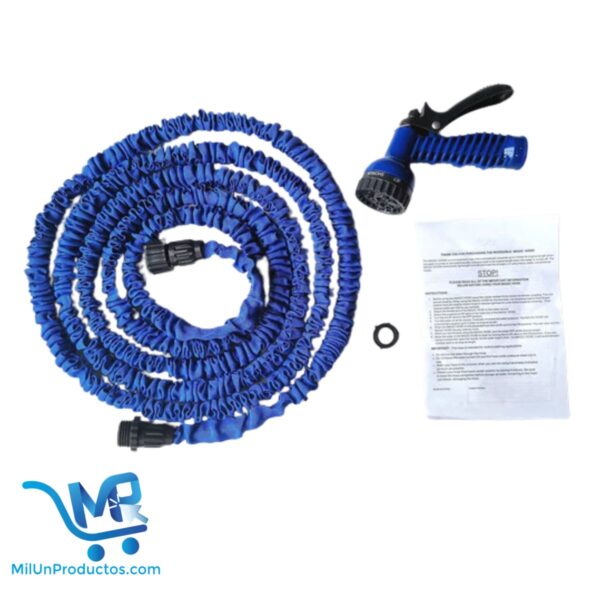 Manguera Extensible Flexible Jardín Hasta 22,5 m + Pistola