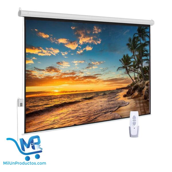 Pantalla Automática Para Proyector Proyección 120" 1.8x2.65m
