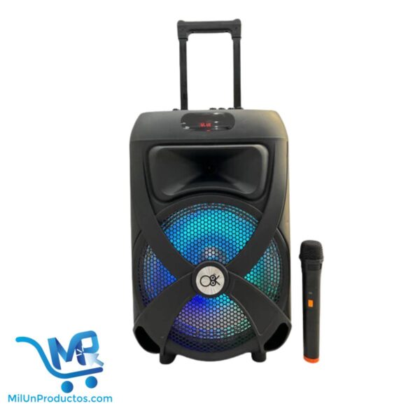 Parlante Recargable Bluetooth BT-1211 Micrófono + Control