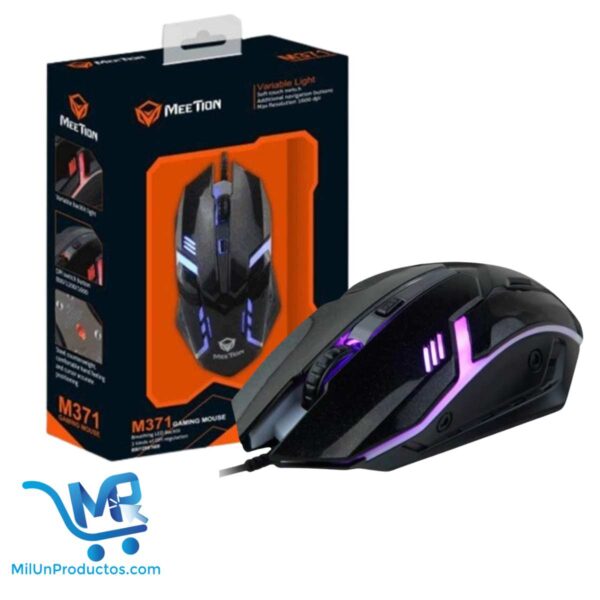Mouse Gamer cableado óptico MEETION M371