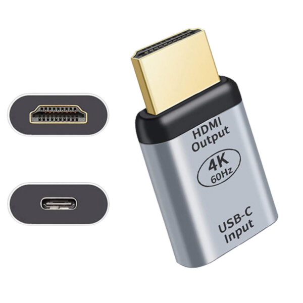 Adaptador Tipo C Hembra a HDMI Macho 4K