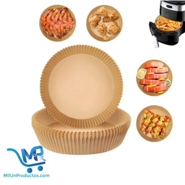 Papel Antiadherente Para Air Fryer Freidora de Aire Horno 100 unidades