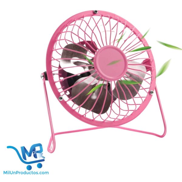 Ventilador De Escritorio 6" USB Rotación 360º