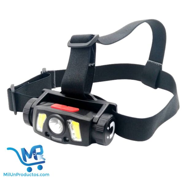 Linterna Doble Uso De Cabeza Y Para Bicicleta Sensor Encendido