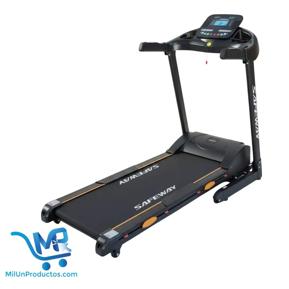 Caminadora Safeway 3hp Inclinación Automática 16km/h Negro