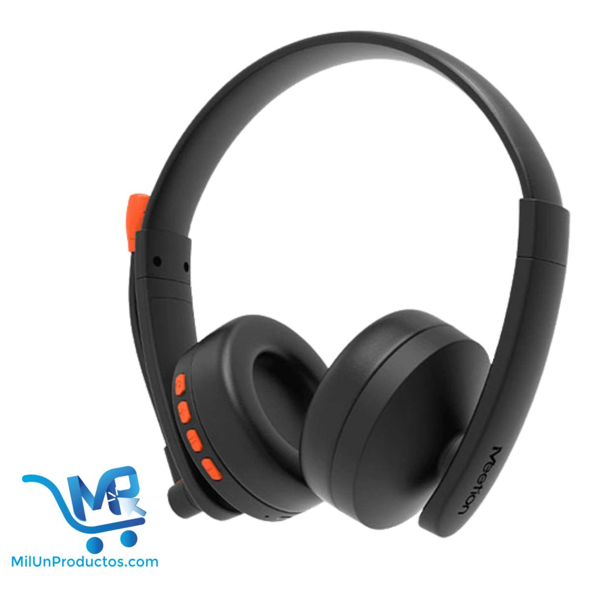 Audífonos Bluetooth Meetion Bth003 Color Negro Inalámbrico Negro