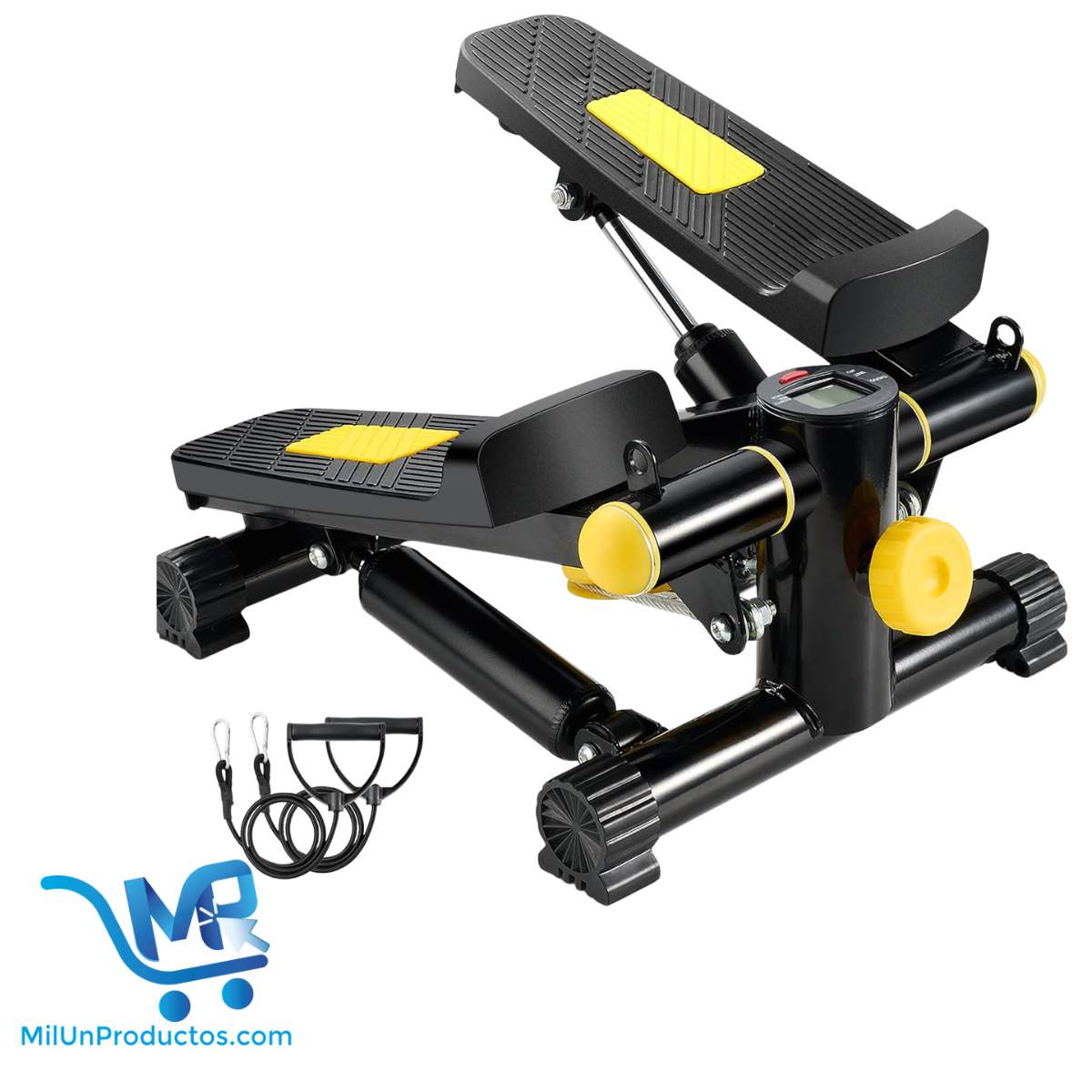 Mini Escaladora Env Con Bandas Para Ejercicio En Casa Negro