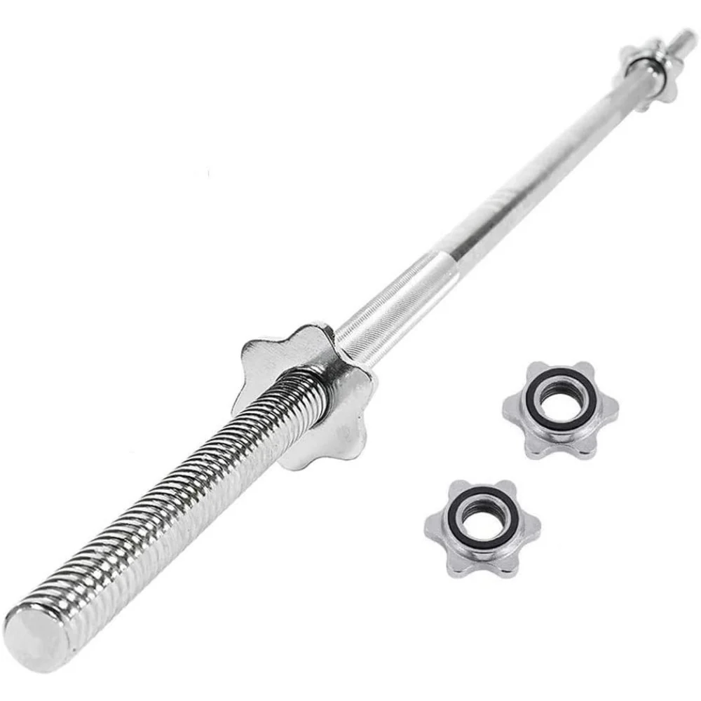 Barra Recta De Pesas Roscada 1.2M - Ideal Para Bíceps, Tríceps Y Hombros